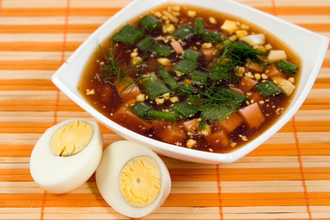 proteinska juha s jajem za proteinsku dijetu